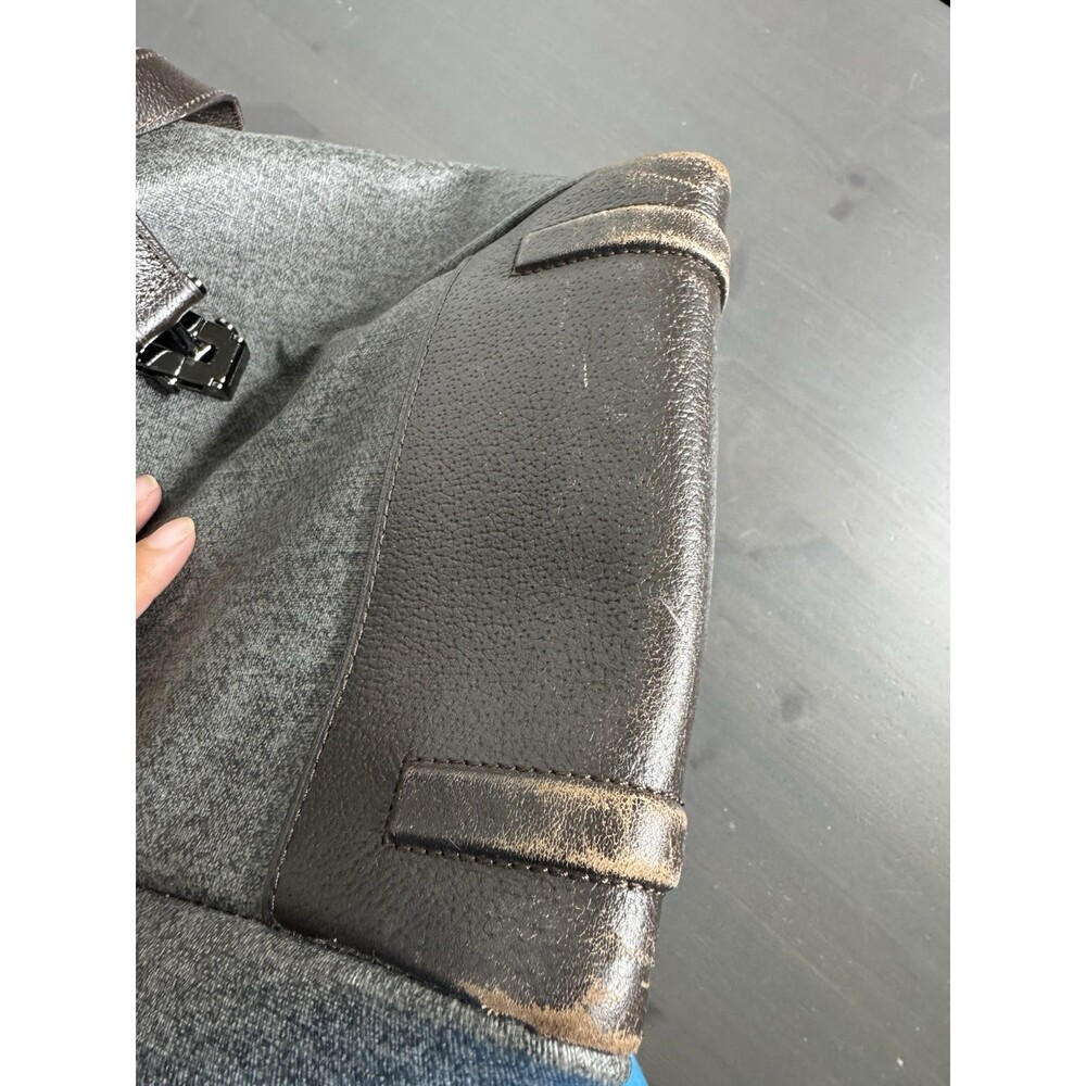 Authentic TUMI Astor San Remo Duffel Earl Grey Brown Leather Weekender Bag - Picture 13 of 13